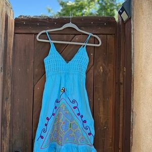 Shipibo embroidered Summer Dress